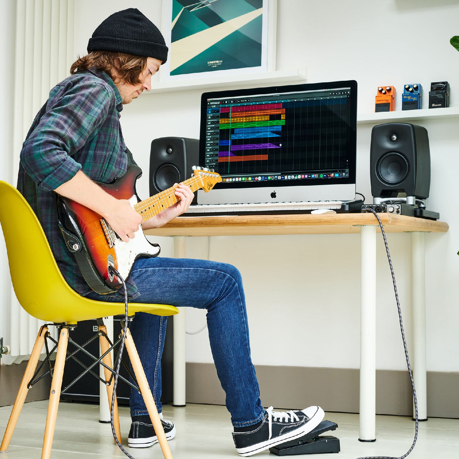 boss ev-1-wl wireless midi expression pedal Boss EV-1-WL multi function MIDI expression pedal