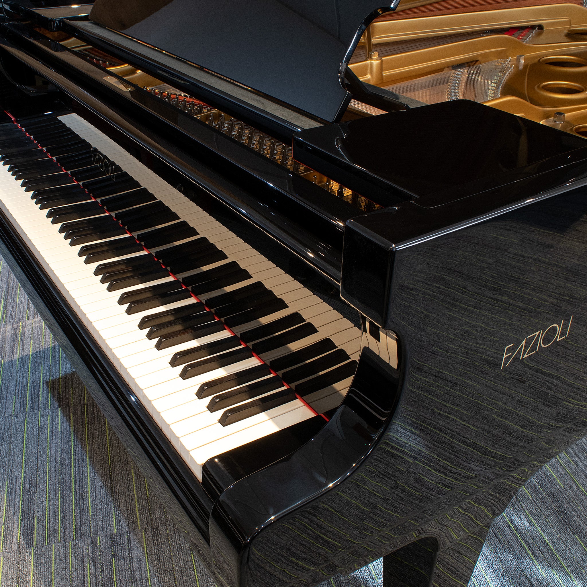 IK-2ND9863 - Pre-owned Fazioli F228 grand piano in polished ebony A1