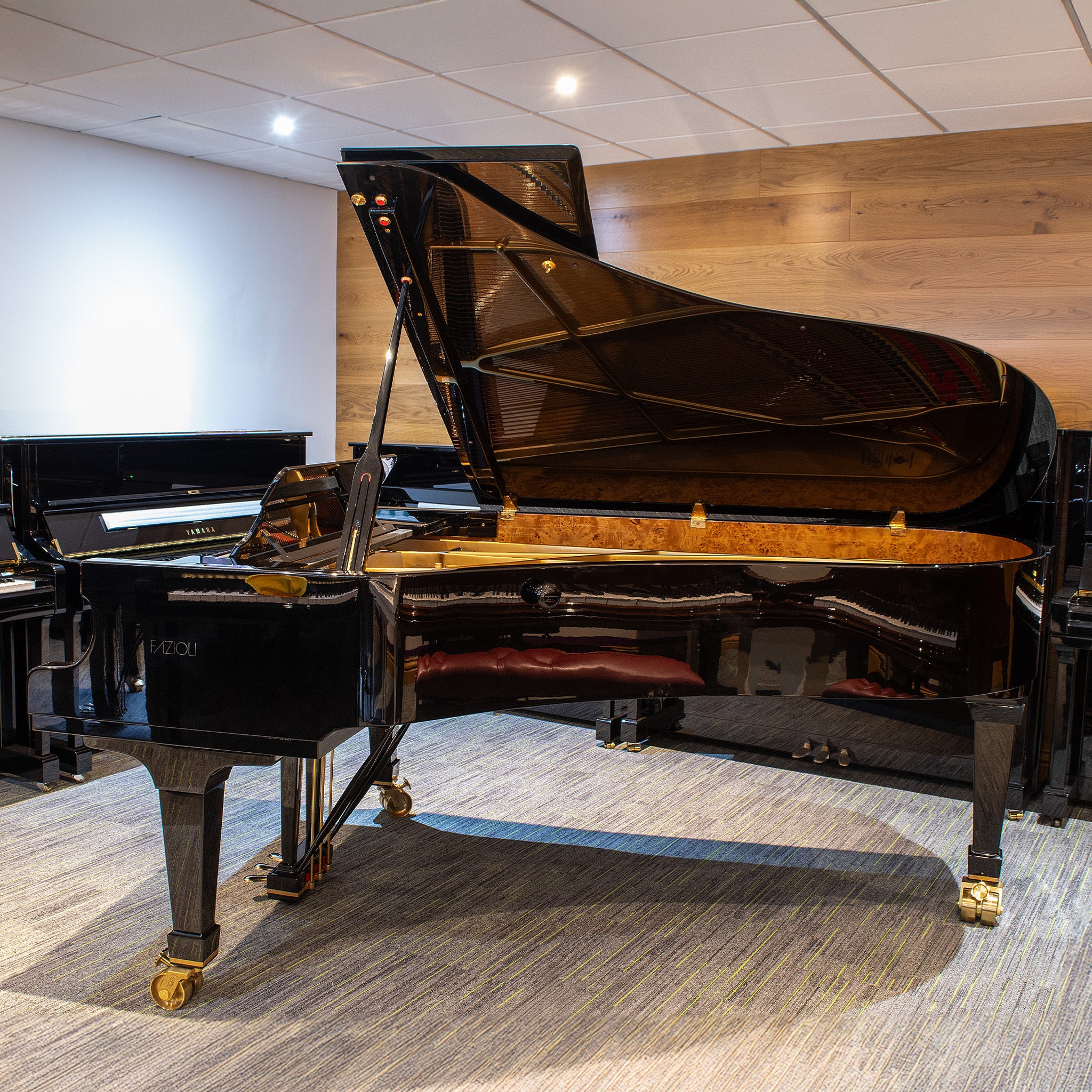 IK-2ND9863 - Pre-owned Fazioli F228 grand piano in polished ebony A1