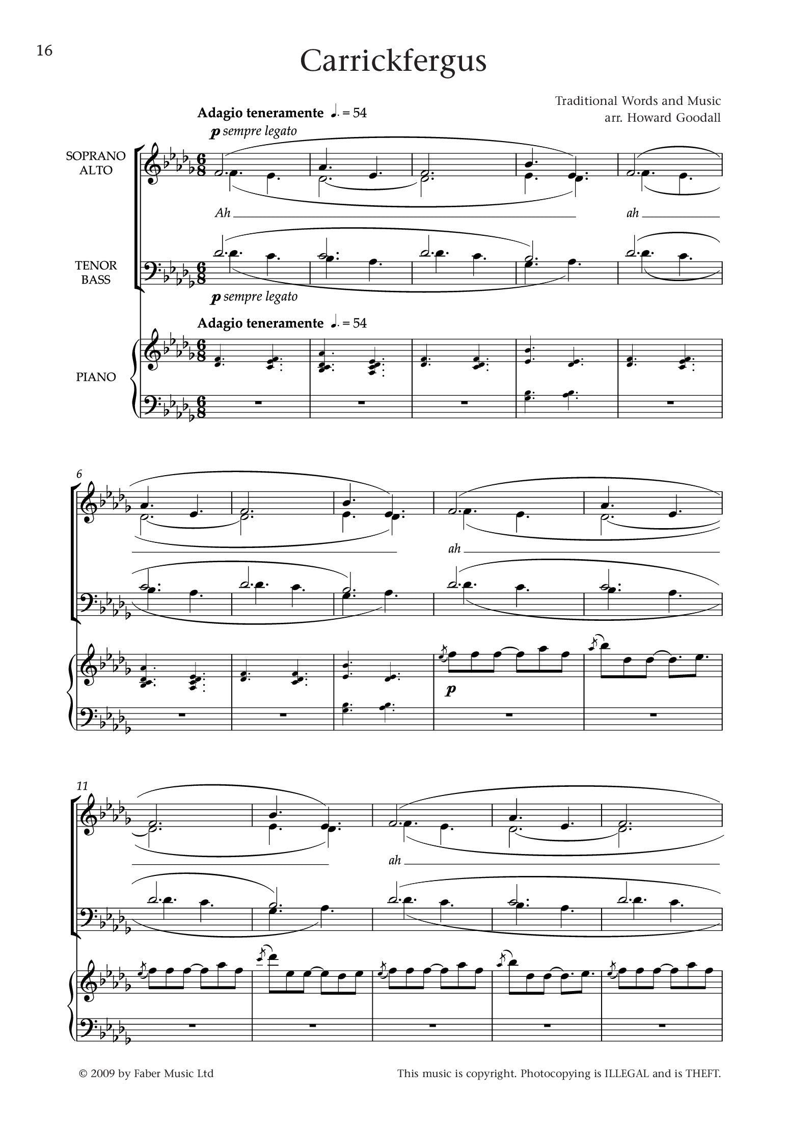 F529801 - Danny Boy: Three Irish Ballads SATB A1