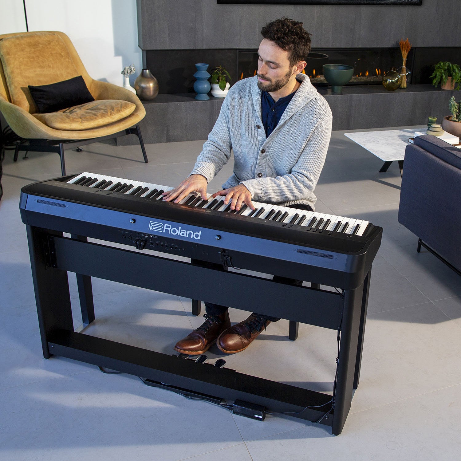 FP-90X-BK - Roland FP-90X portable digital piano Black / A1