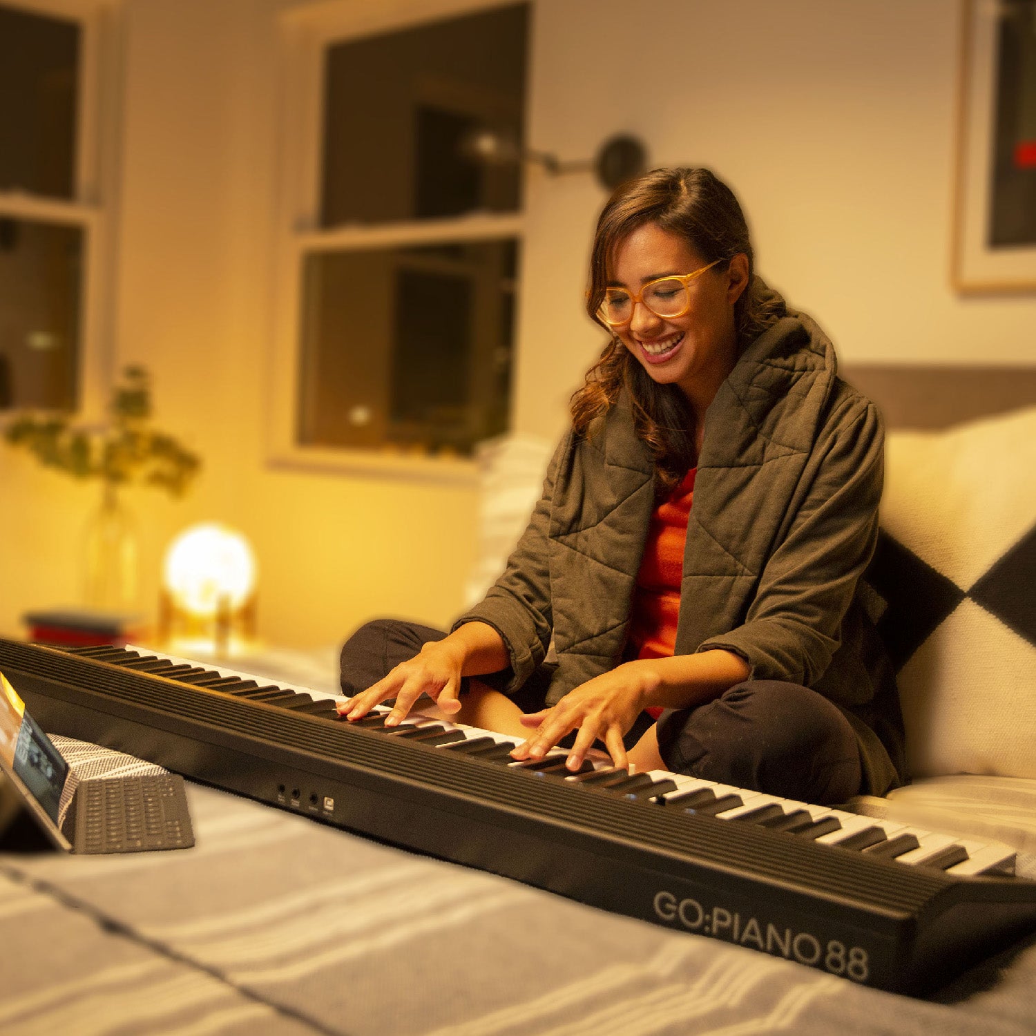 Roland GO:PIANO88 | Instapmodel Draagbare 88-Noten Digitale Piano Premium Performance Licht Design Krachtige Leerfuncties Batterijwerking Bluetooth Midi Connectiviteit Roland GO:PIANO88 | Instapmodel Draagbare 88-Noten Digitale Piano Premium Performance Licht Design Krachtige Leerfuncties Batterijwerking Bluetooth Midi Connectiviteit