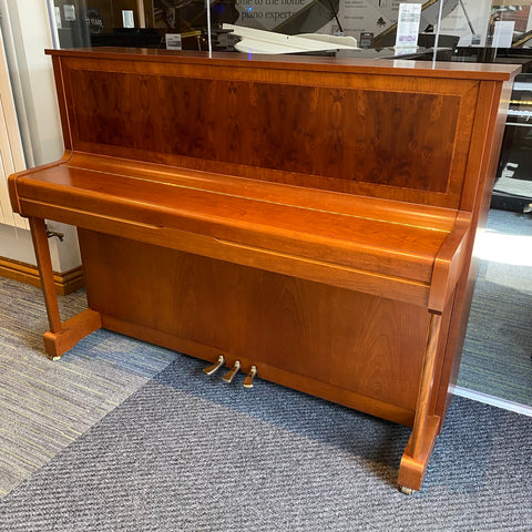 IK-2ND9918 - Pre-owned Kemble Prestige upright piano in cherry satin Default title