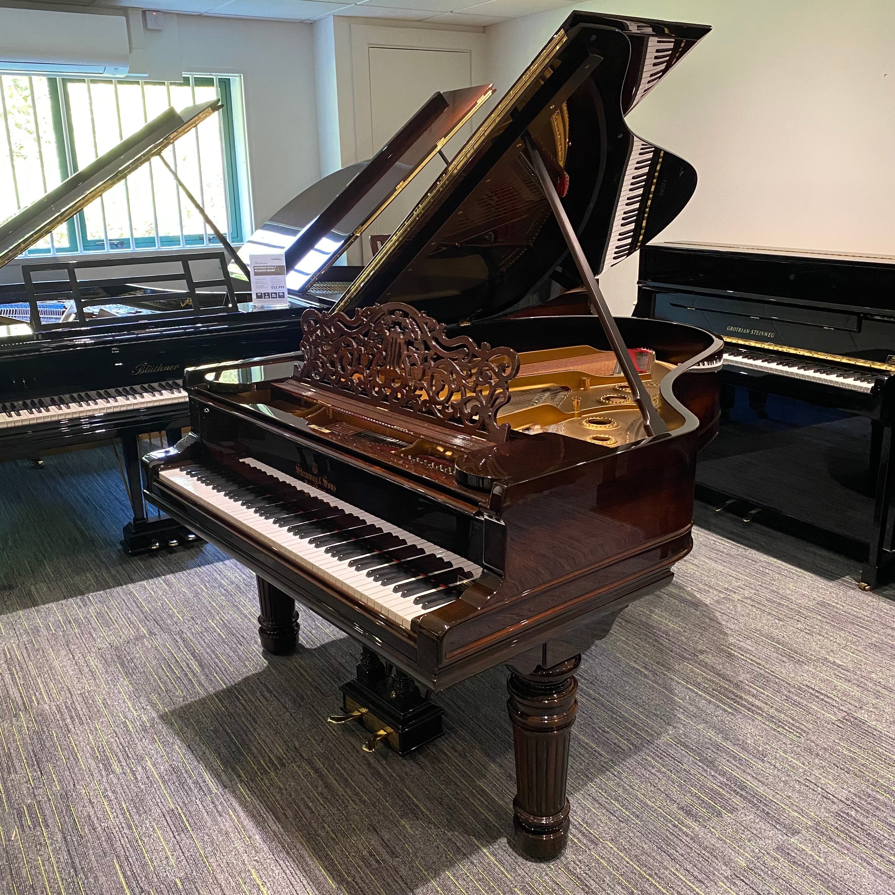 IK-2ND1565 - Restored Steinway Model A grand piano in polished rosewood A1