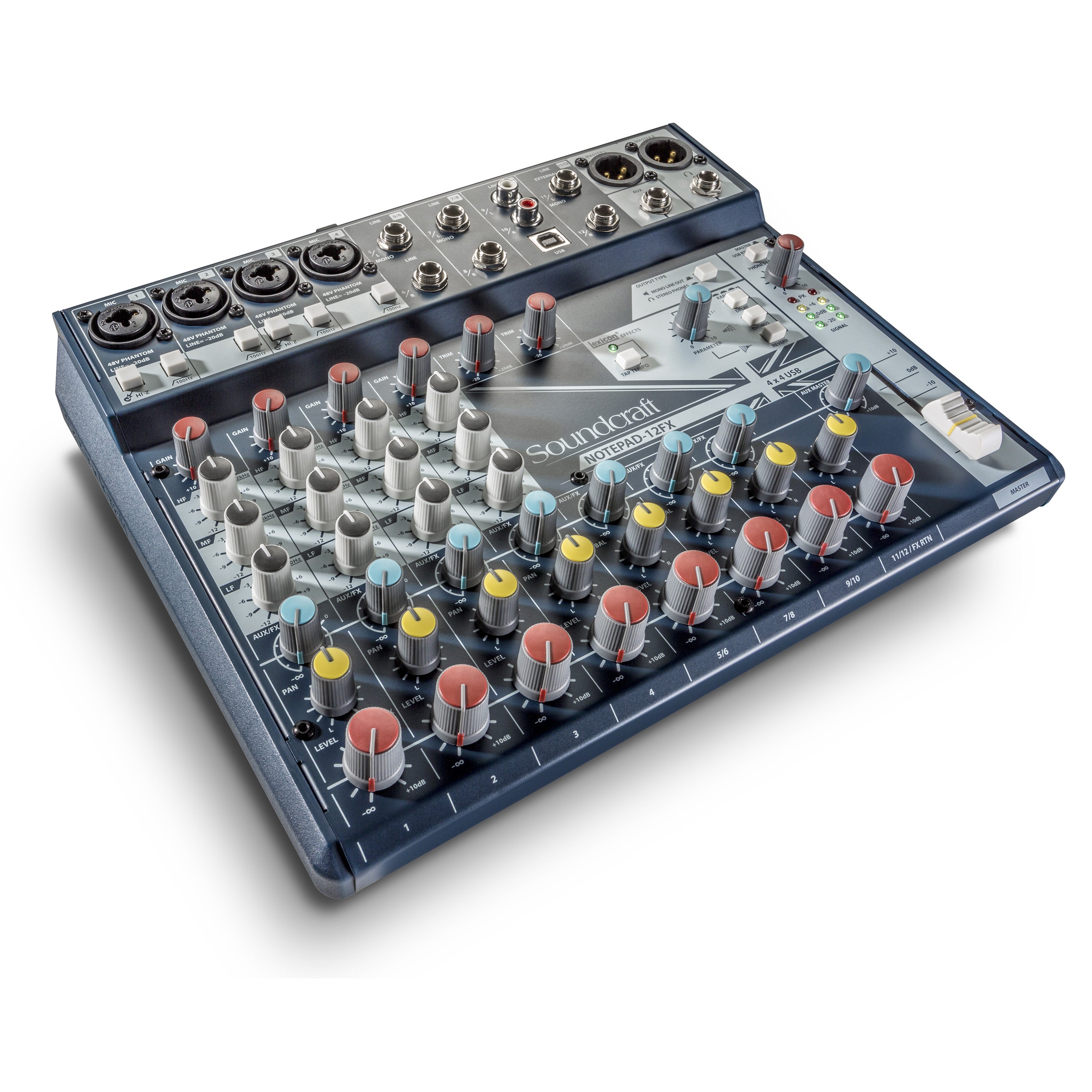 Soundcraft Notepad-12FX 12-channel analogue mixer | Chamberlain Music