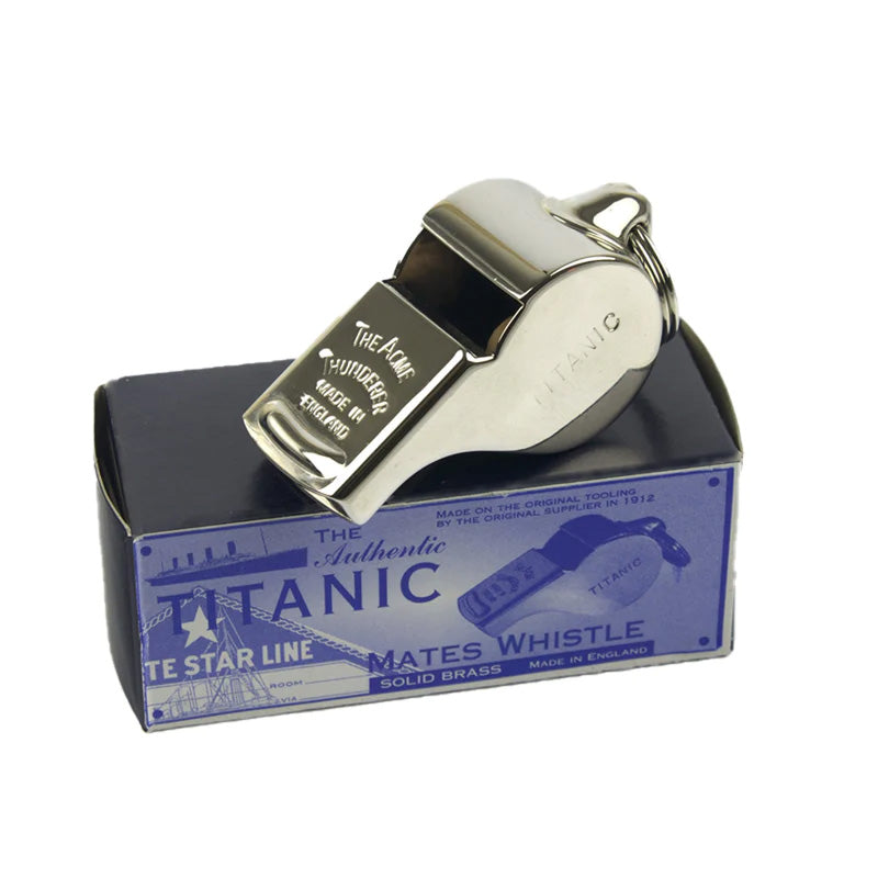 PP172 - Acme Titanic brass thunderer whistle - Nickel plated Default title