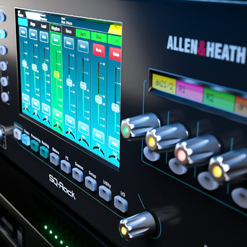 SQ-RACK - Allen & Heath SQ-Rack 48 Channel/36 Bus rackmount digital mixer A1