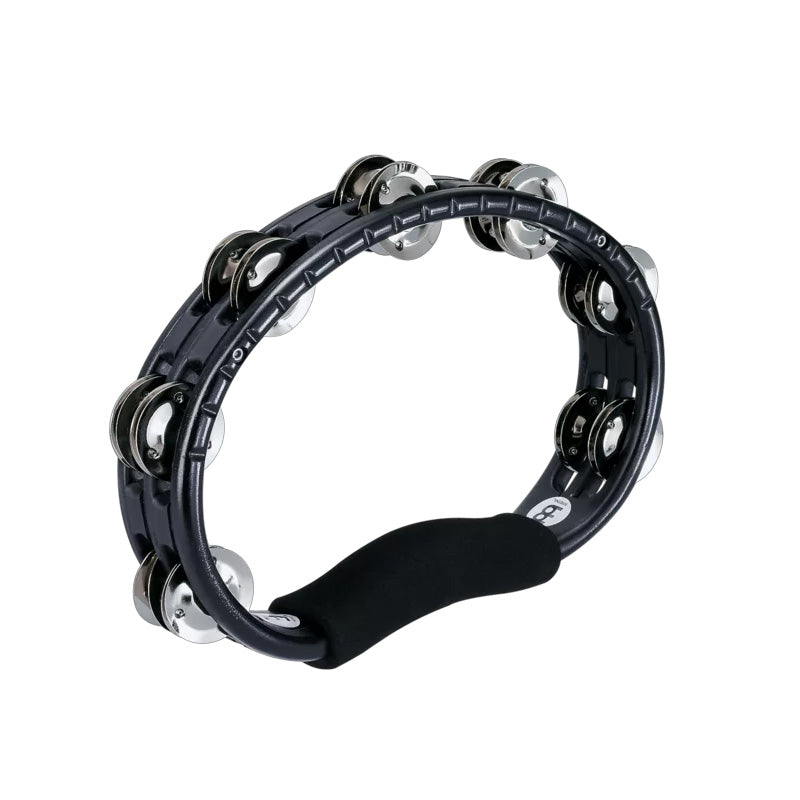 TMT1BK - Meinl double row tambourine with stainless steel jingles - Black A1