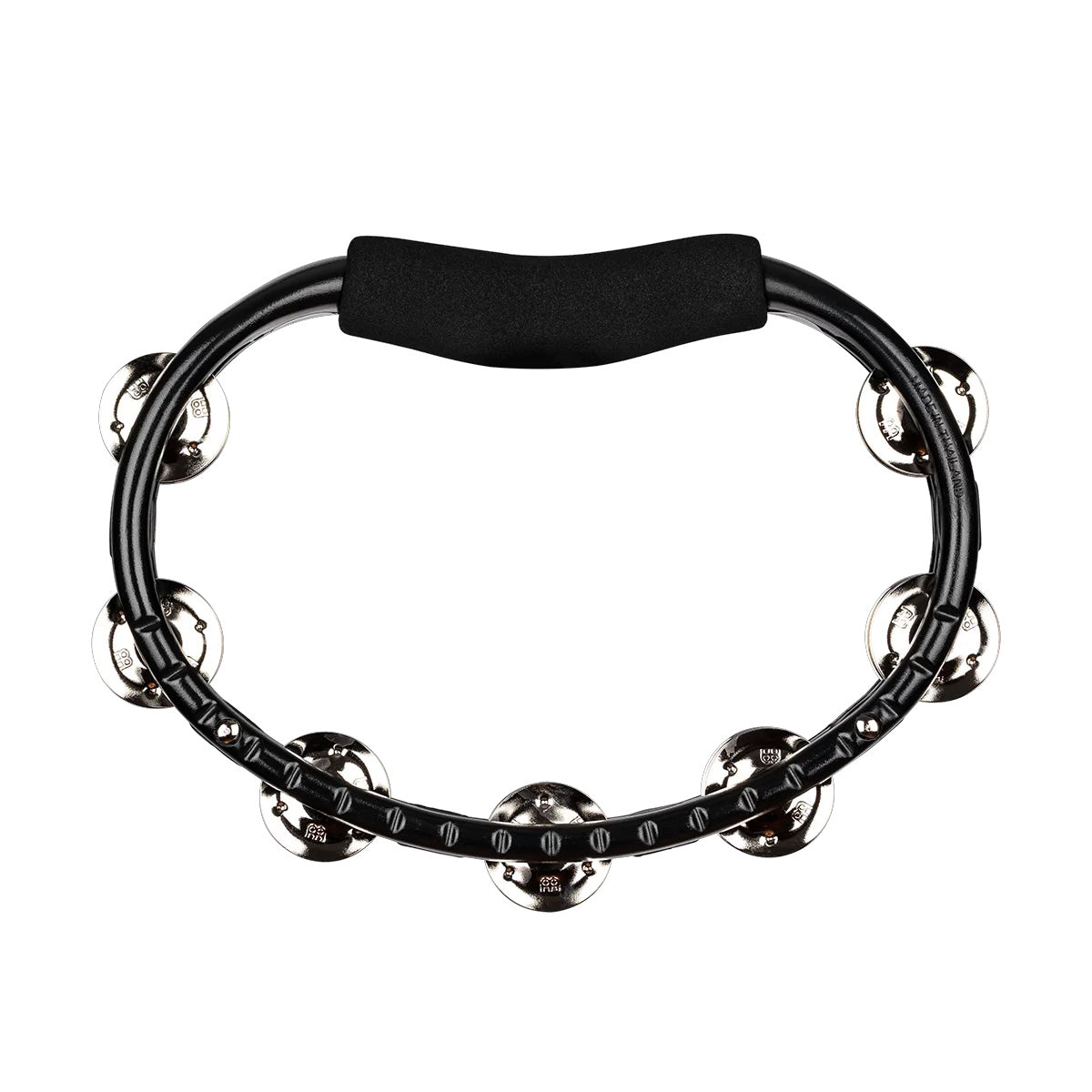 TMT1BK - Meinl double row tambourine with stainless steel jingles - Black A1