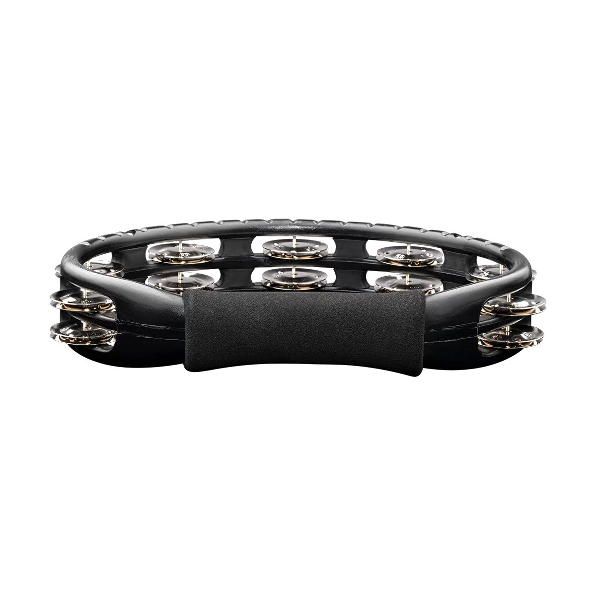 TMT1BK - Meinl double row tambourine with stainless steel jingles - Black A1