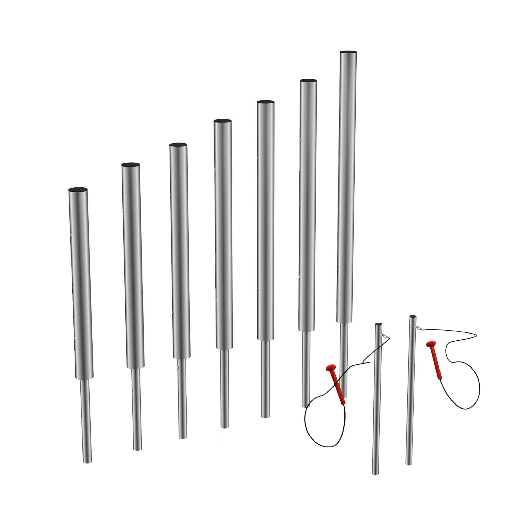PPTBELSTXG,PPTBELSTXS - Percussion Play tubular bells Ground install / A1