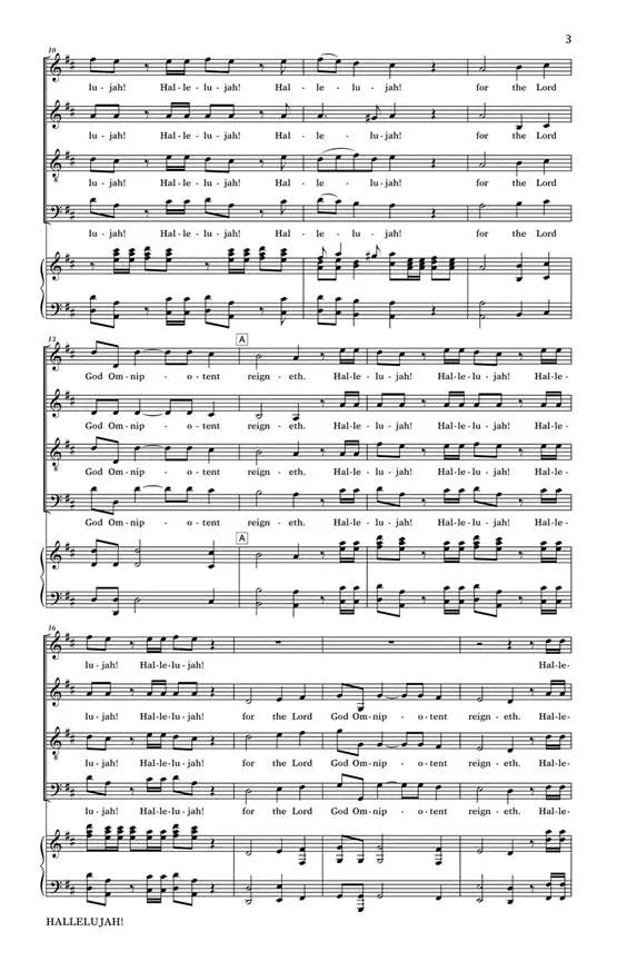 GS29350 - G.F. Handel: Hallelujah Chorus (SATB) A1