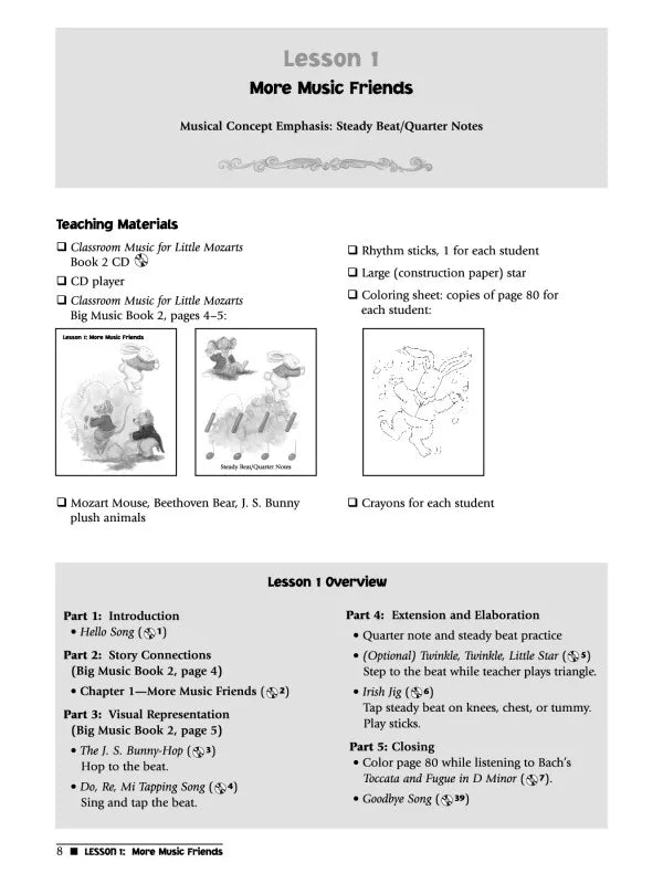 ALF23820 - Classroom Music for Little Mozarts, Curriculum Book 2 Default title