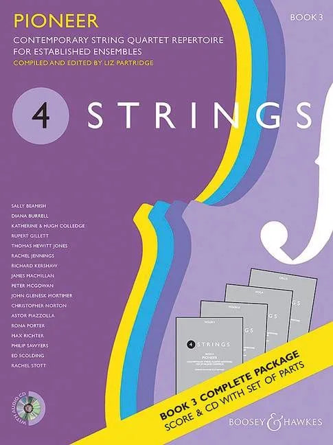 M060133770 - 4 Strings: Pioneer Score, Parts & CD Default title
