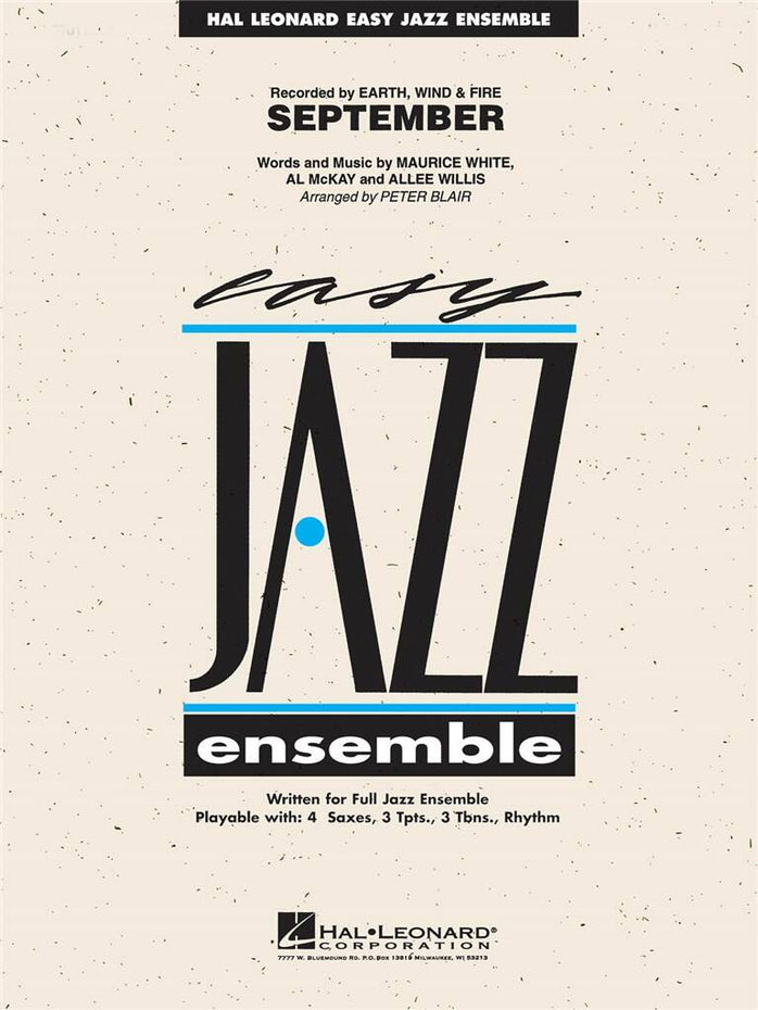 HL07010310 - September: Easy Jazz Ensemble Default title