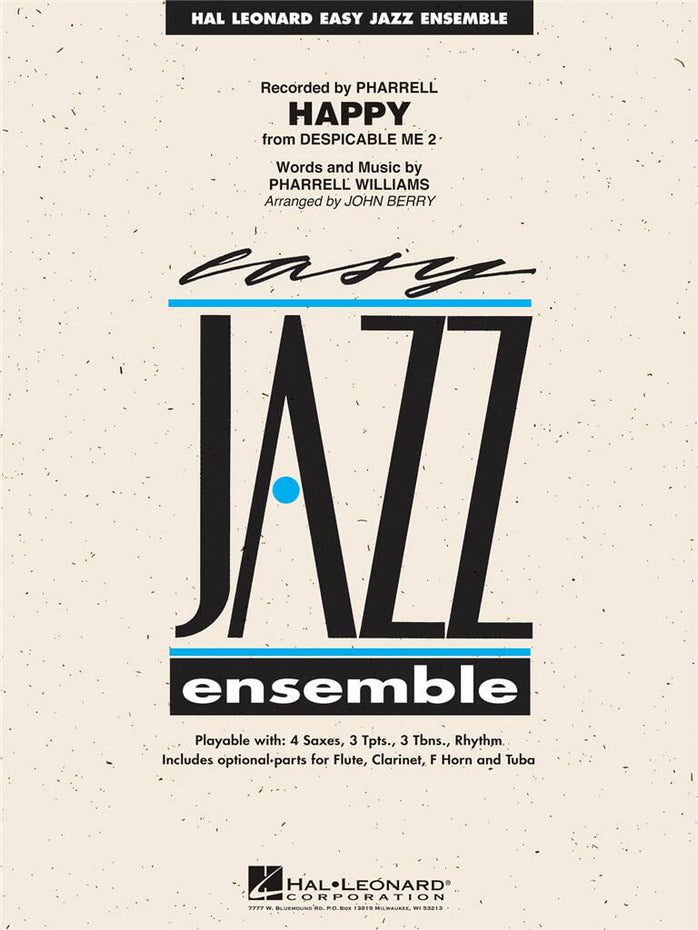HL07012287 - Happy (from Despicable Me 2): Easy Jazz Ensemble Default title