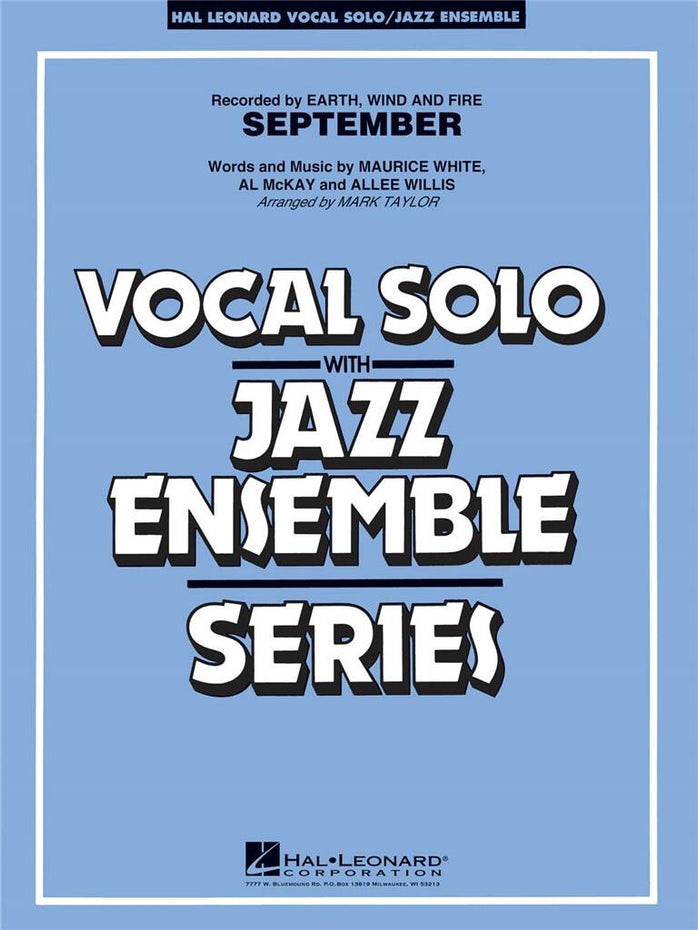 HL07012567 - September: Vocal Solo Jazz Ensemble Default title