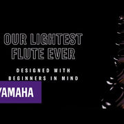Yamaha YFL212U student flute outfit with curved & straight heads