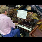 Restored Steinway Model A grand piano in polished rosewood