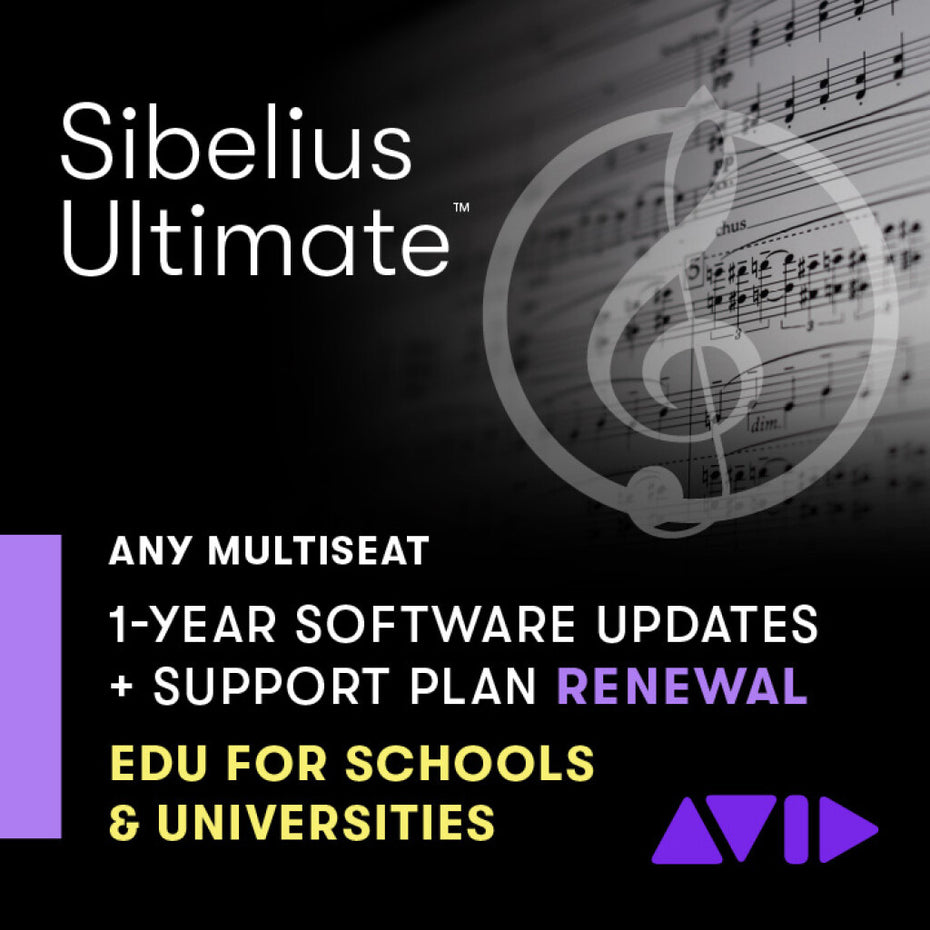 0100-38748-00 - Sibelius Ultimate perpetual multi-seat support plan renewal Default title