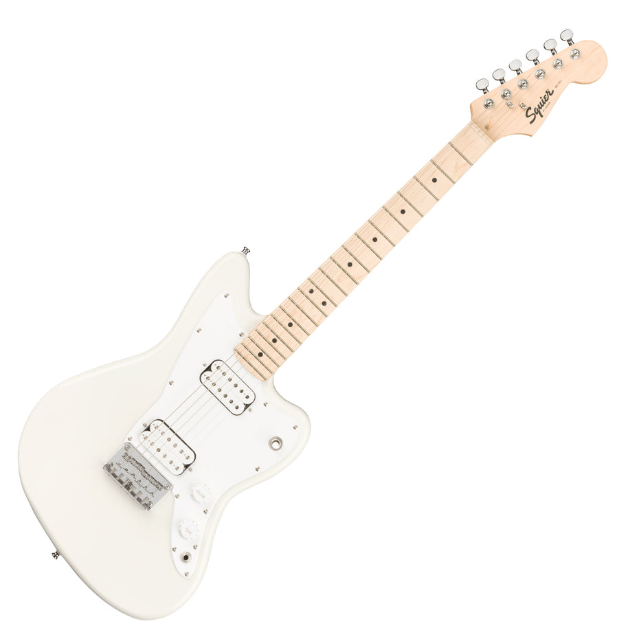 037-0125-505 - Fender Squier Jazzmaster mini electric guitar Olympic White