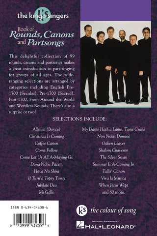 HL08743259 - The King's Singers: Book of Rounds, Canons and Partsongs Default title