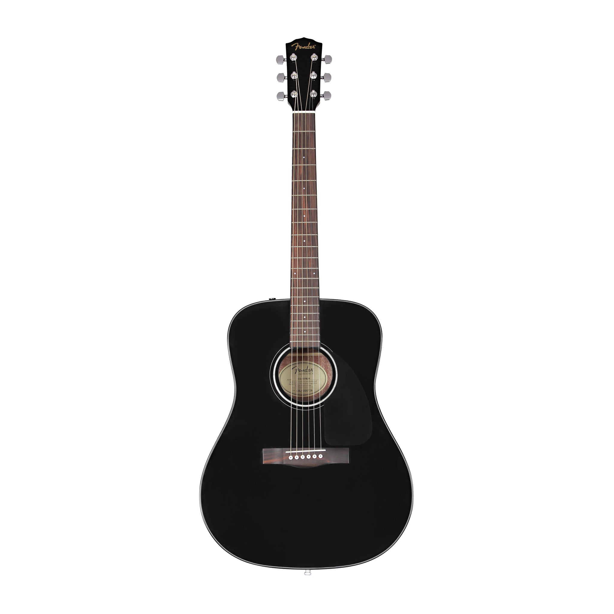 097-0110-506 - Fender CD-60 V3 dreadnought acoustic guitar  Black / A1