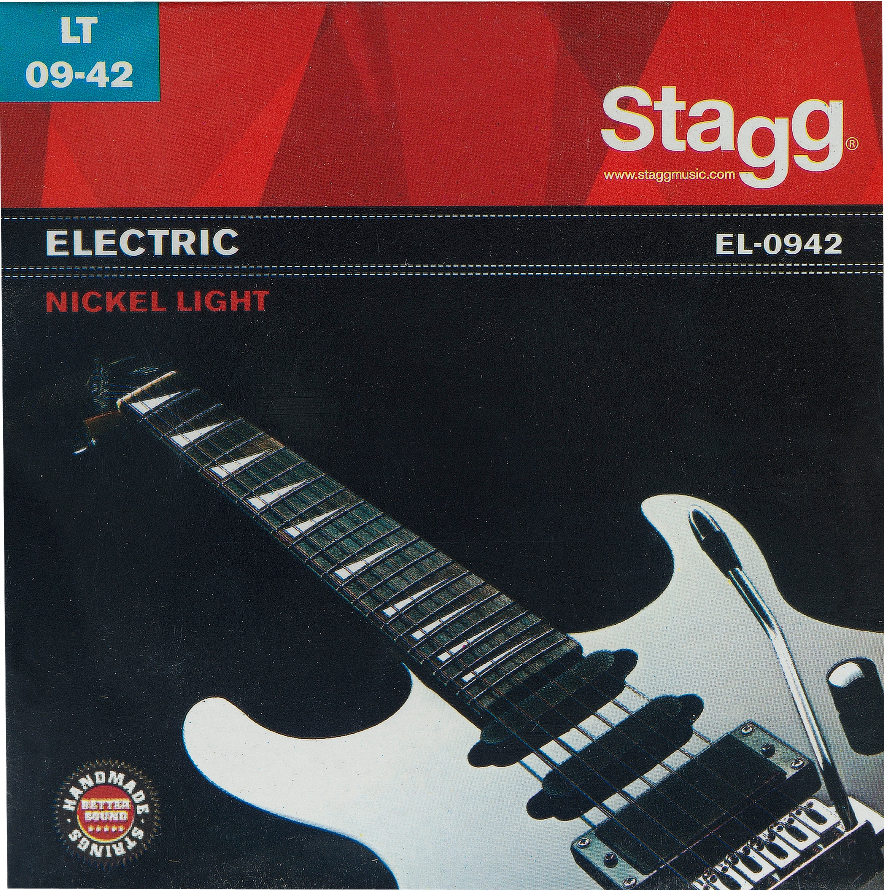 EL0942 - Stagg entry level electric guitar strings Light / A1