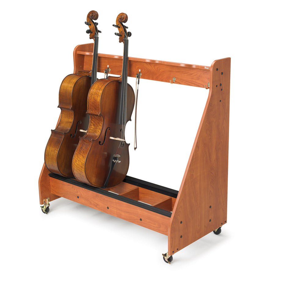 148J001-CH - Cello Rack - up to 4 instruments Cherry