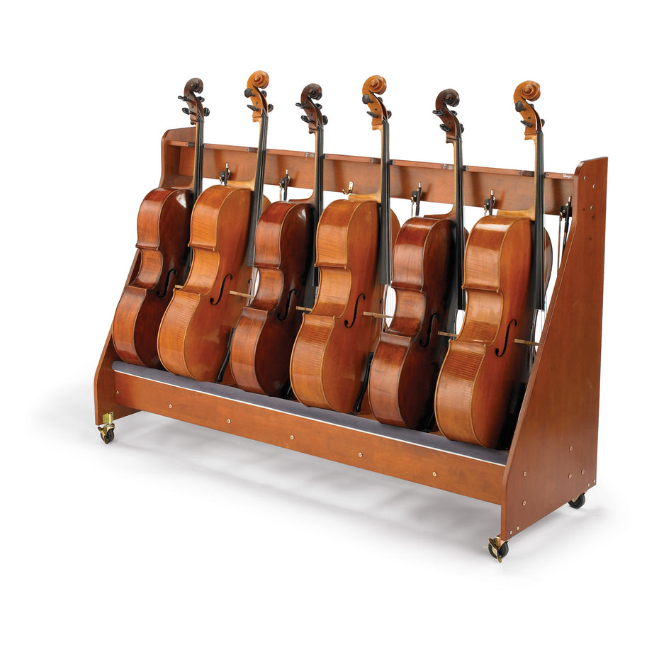 148J002-CH - Cello Rack - up to 6 instruments Cherry