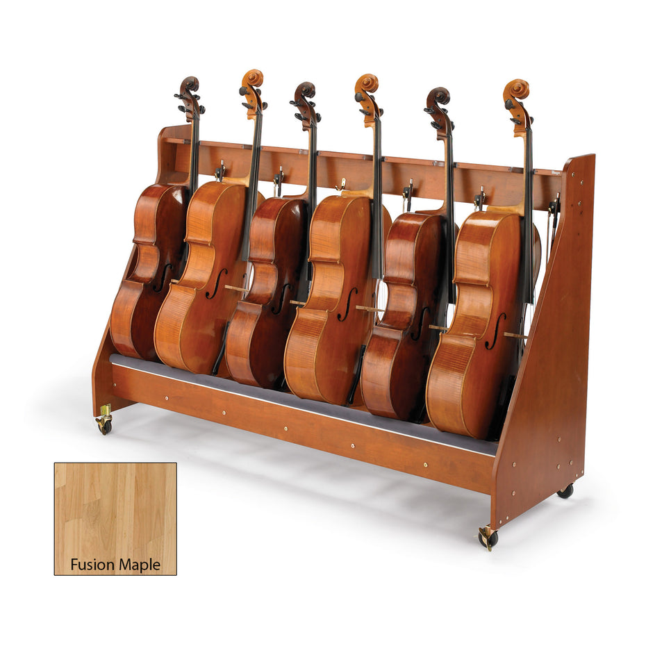 148J002-FM - Cello Rack - up to 6 instruments Fusion Maple