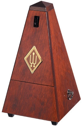 BM1625 - Wittner traditional wooden metronome, without bell Mahogany satin