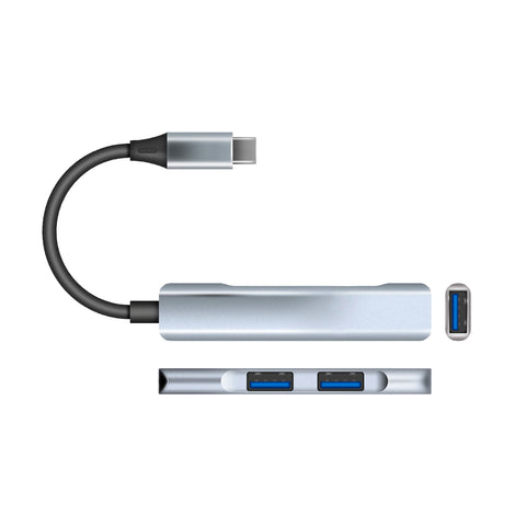 A112C - USB-C to 3 x USB-4 sockets & OTG adaptor cable Default title