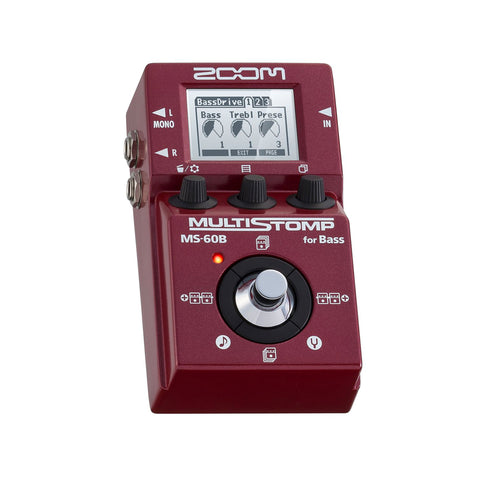 MS-60B - Zoom MS-60B MultiStomp bass pedal Default title