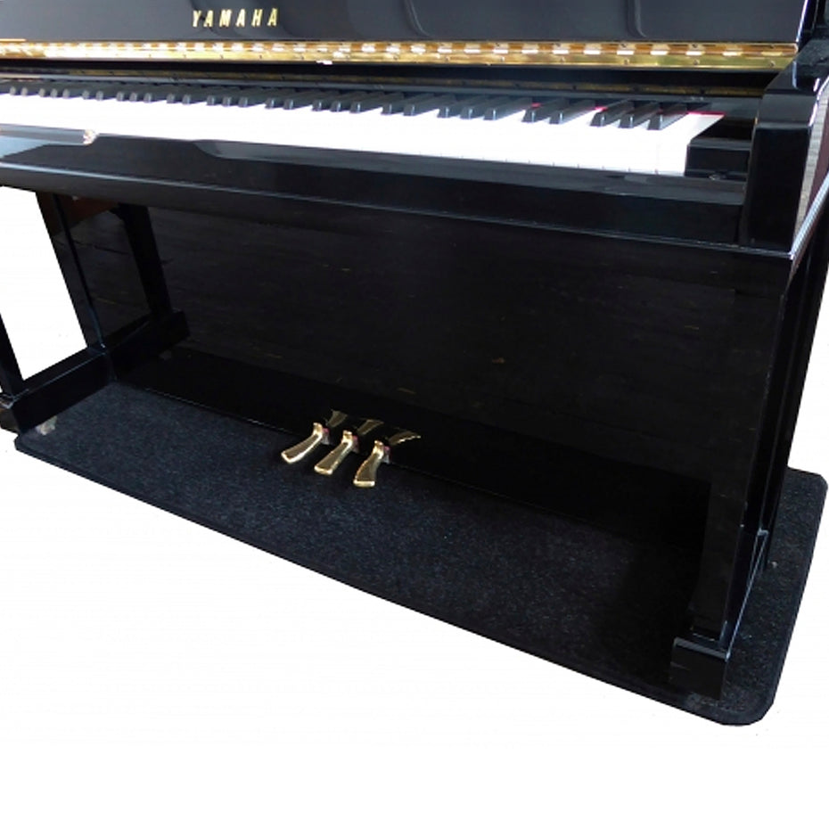 P-CARP-UPR-BK-S,P-CARP-UPR-BK-L - Heatproof protection carpet for upright pianos Black - 151 x 34cm (Small)