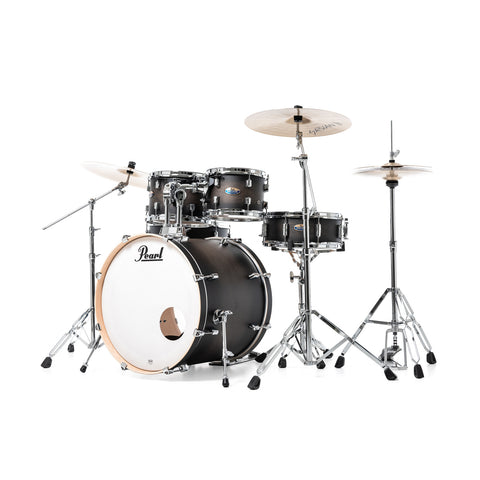 DMP925S-262 - Pearl Decade Maple rock drum kit Black burst