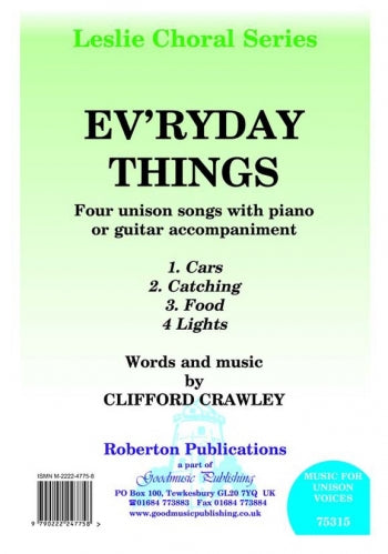 75315 - Ev'ryday Things - Unison Voice and Piano Default title