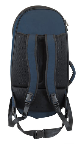 26BH-387 - Tom & Will baritone horn gig bag Blue with blue interior