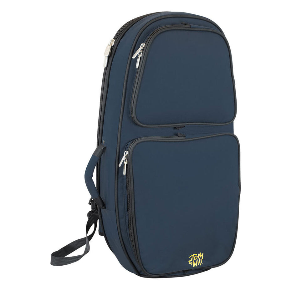 26BH-387 - Tom & Will baritone horn gig bag Blue with blue interior
