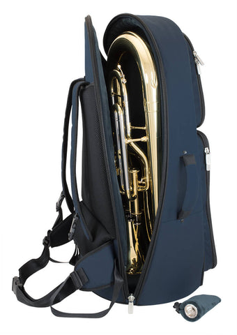 26EU-387 - Tom & Will euphonium gig bag Blue with blue interior