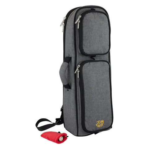 26TP-315 - Tom & Will trumpet gig bag Grey with red interior