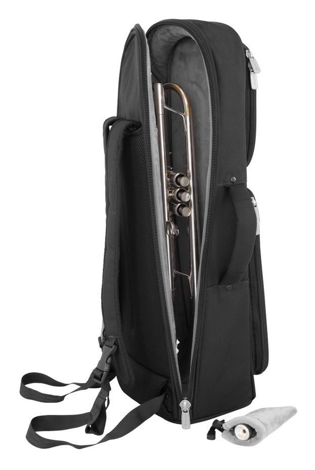 26TP-600 - Tom & Will trumpet gig bag Black with grey interior