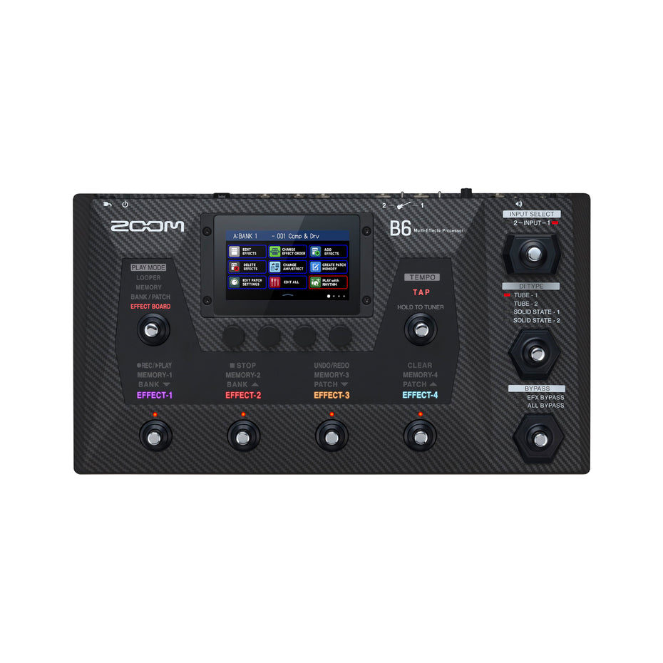 B6 - Zoom B6 multi-effects processor for bassists Default title