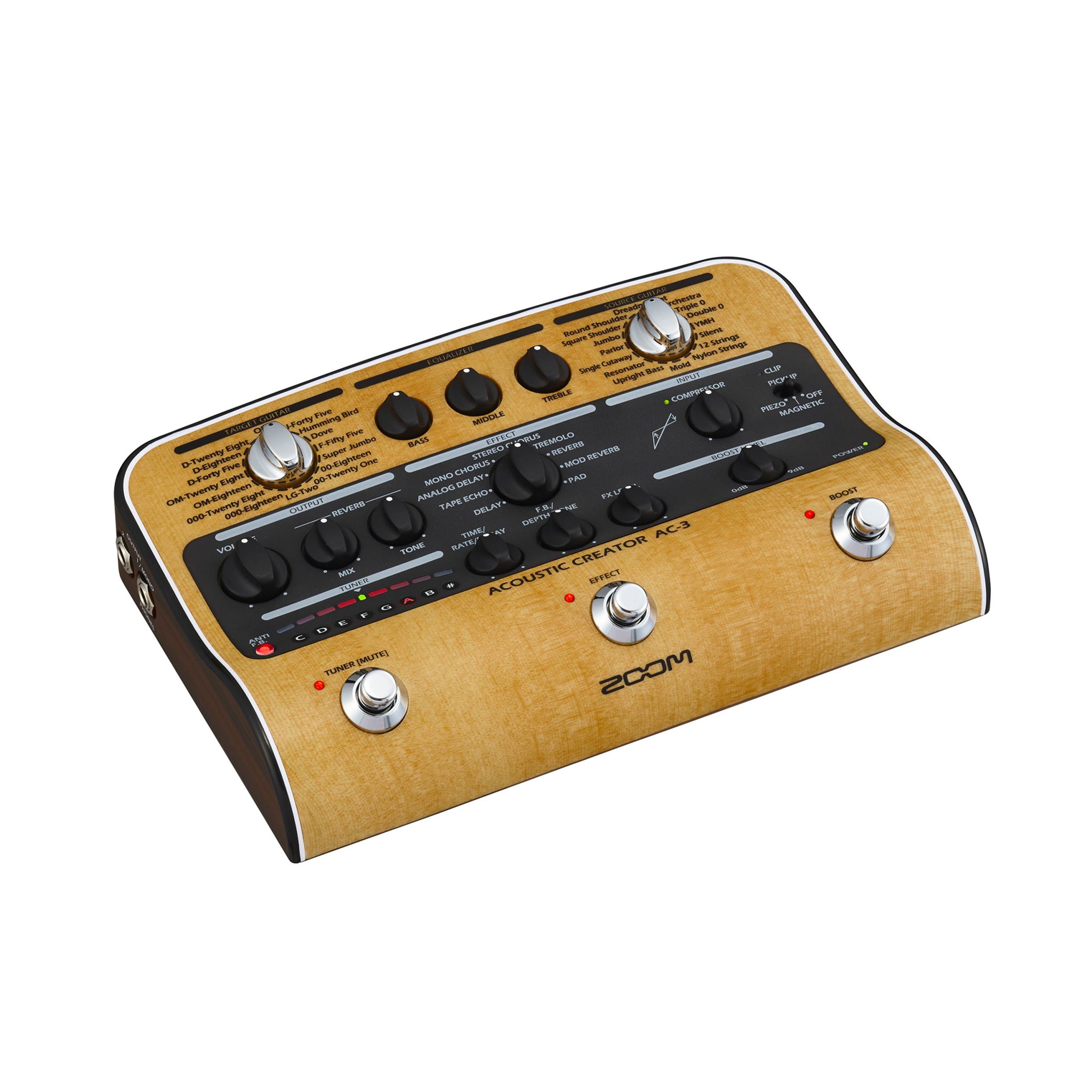 Zoom AC-3 Acoustic Creator pedal | Chamberlain Music