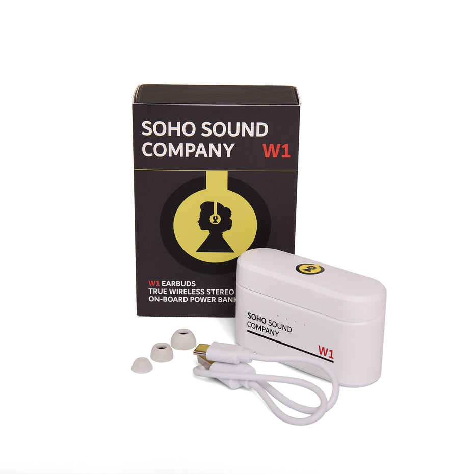 30R01W - Soho W1 wireless earbuds White