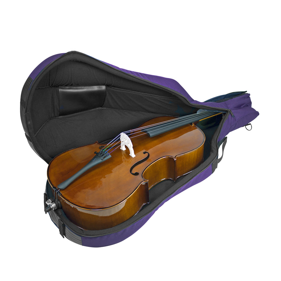41VC34-615 - Tom & Will Classic 3/4 size cello gig bag - purple with black trim Default title