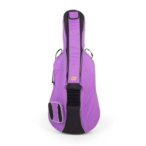 41VC44-615 - Tom & Will Classic full size cello gig bag Purple with black trim