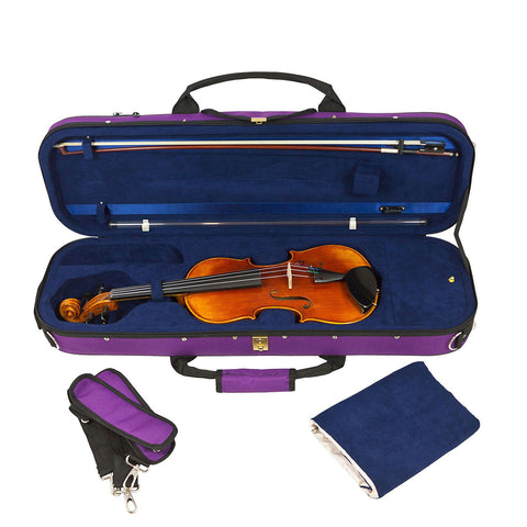 43VL34-610 - Tom & Will Classic 3/4 size violin gig bag Deep purple