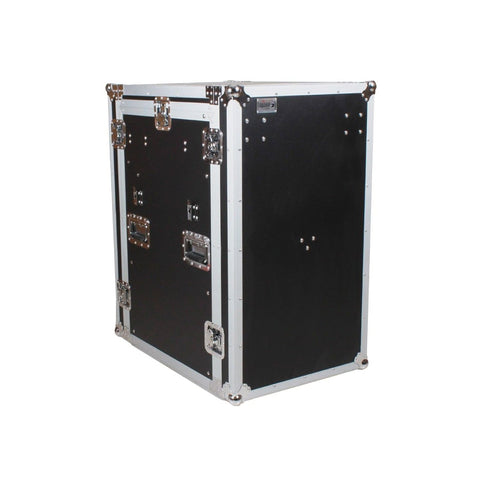 458390 - Trojan Pro 16U heavy-duty pop-up mixer rack flight case Default title