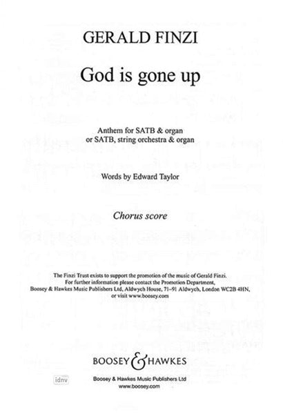 M060030284 - Finzi God is Gone Up Op 27 / 2 (Anthem) Default title